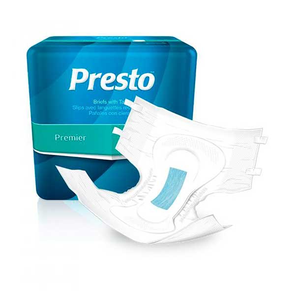 Presto® Premier Full Fit® Briefs, Premier Absorbency, X-Large, 58