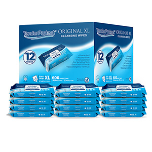 TENDERProtect® Premoistened Adult Wipes, 9